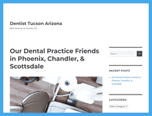 Tablet Screenshot of dentistintucsonaz.com